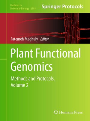 cover image of Plant Functional Genomics: Methods and Protocols, Volume 2